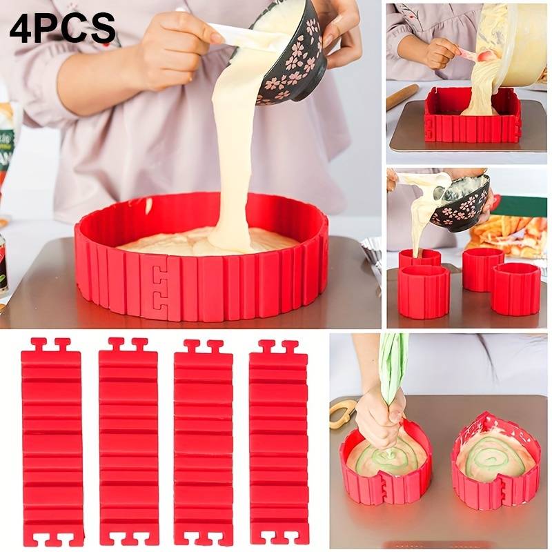 Silicone Cake Molds Magic Flexible Cake Pans Nonstick Diy - Temu